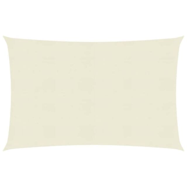 Berkfield Home Sunshade Sail 160 g/m ² Cream 5x6 m HDPE in Beige - image 1
