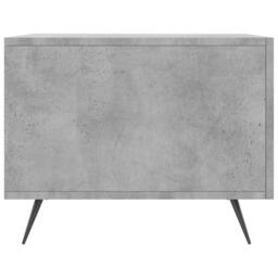 Berkfield Home Decorative Coffee Table Concrete Grey 50x50x40 cm Engineered Wood - Size: 50 x 50 x 40 cm - thumbnail 7