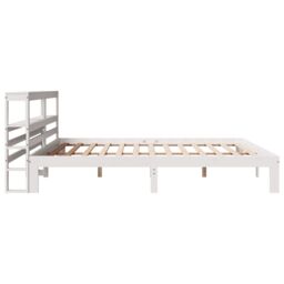 Berkfield Home Bed Frame with Headboard without Mattress White 200x200 cm - thumbnail 5