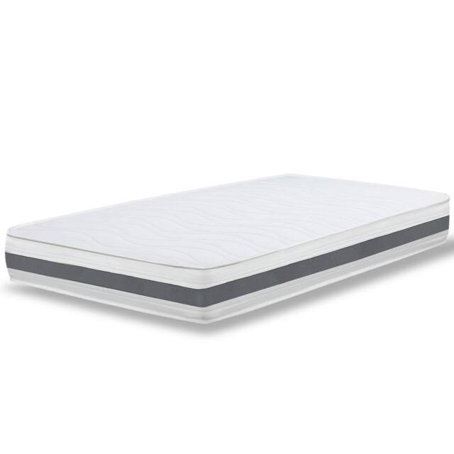 The White Stone Hypoallergenic Waterfoam Mattress, 16 cm, breathable & Antibacterial in White - Size: Small Double - image 1