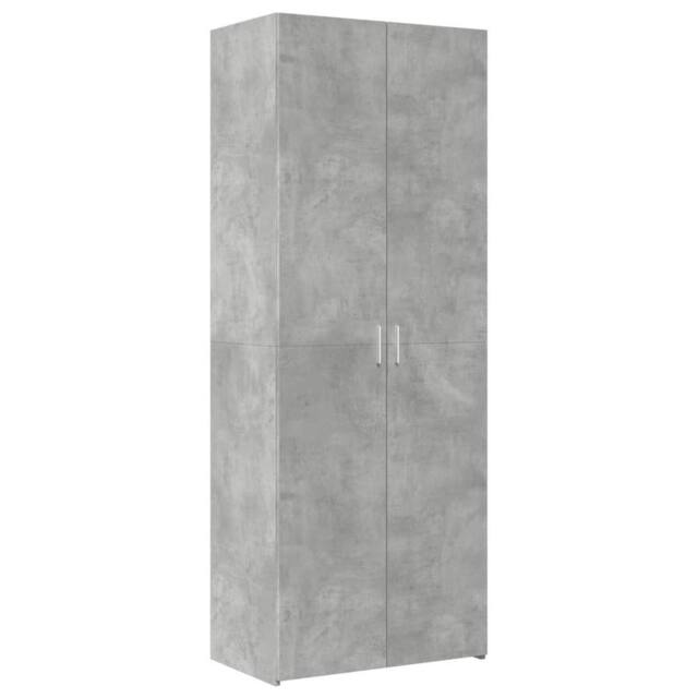 Berkfield Home Highboard Concrete Grey 70x42.5x185 cm Engineered Wood - image 1