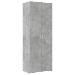Berkfield Home Highboard Concrete Grey 70x42.5x185 cm Engineered Wood - thumbnail 1