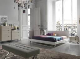 Angel Cerda Chiffonier Grey MDF with Black Steel Legs 5 Drawers - thumbnail 6