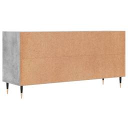 Berkfield Home TV Cabinet Concrete Grey 103.5x30x50 cm Engineered Wood - thumbnail 6
