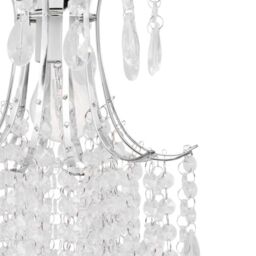 First Choice Lighting Set of 2 Chandelier Style Easy Fit Ceiling Light Shades in Clear - thumbnail 6