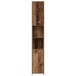 Berkfield Home Durable 3 Piece Bathroom Furniture Set Old Wood Engineered Wood in Brown - thumbnail 6