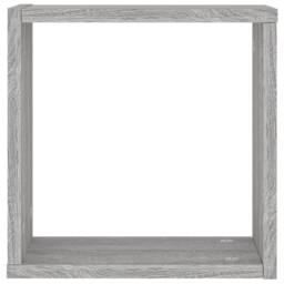 Berkfield Home Wall Cube Shelves 6 pcs Grey Sonoma 30x15x30 cm - Size: 30 x 15 x 30 cm - thumbnail 6