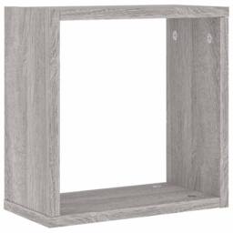 Berkfield Home Wall Cube Shelves 6 pcs Grey Sonoma 30x15x30 cm - Size: 30 x 15 x 30 cm - thumbnail 5