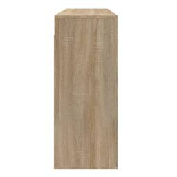 Berkfield Home Wall Cabinet Sonoma Oak 80x33x80 cm Engineered Wood in Beige - Size: 80 x 33 x 80 cm - thumbnail 5