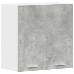 Berkfield Home Kitchen Wall Cabinet¬†Concrete Grey¬†60x31x60 cm Engineered Wood in Grey - Size: 60 x 31 x 60 cm - thumbnail 2