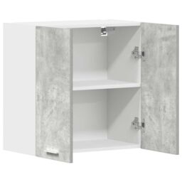 Berkfield Home Kitchen Wall Cabinet¬†Concrete Grey¬†60x31x60 cm Engineered Wood in Grey - Size: 60 x 31 x 60 cm - thumbnail 5