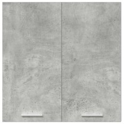 Berkfield Home Kitchen Wall Cabinet¬†Concrete Grey¬†60x31x60 cm Engineered Wood in Grey - Size: 60 x 31 x 60 cm - thumbnail 6