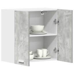 Berkfield Home Kitchen Wall Cabinet¬†Concrete Grey¬†60x31x60 cm Engineered Wood in Grey - Size: 60 x 31 x 60 cm - thumbnail 1