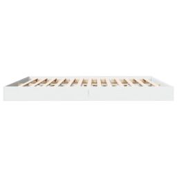 Berkfield Home Bed Frame without Mattress White 180x200 cm Super King Engineered Wood - thumbnail 5