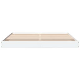 Berkfield Home Bed Frame without Mattress White 180x200 cm Super King Engineered Wood - thumbnail 4