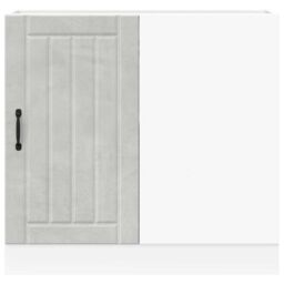 Berkfield Home Sink Base Cabinet Lucca Concrete Grey Engineered Wood - thumbnail 5