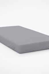 Belledorm Easy Care 200 Thread Count Cotton Polyester Percale 38cm Fitted Sheet in Dark Grey - Size: King - thumbnail 2