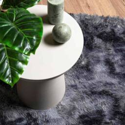 Berkfield Home Shaggy Rug High Pile NAVARRA Dark Grey 300x200 cm Polyester - Size: Medium - thumbnail 8