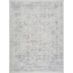 Livabliss Roma Vintage Grey Cream Blue Traditional Boho Rug - Size: 200 cm x 275 cm - thumbnail 2