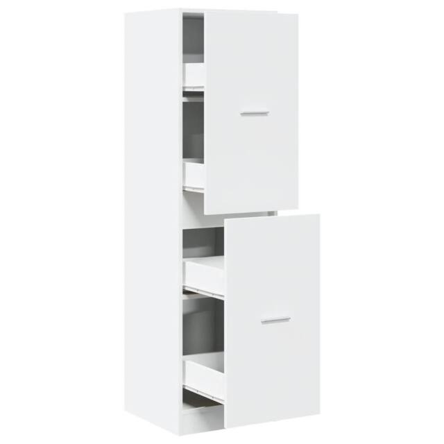 Berkfield Home Apothecary Cabinet¬†White 40x41x144.5 cm Engineered Wood in White - image 1