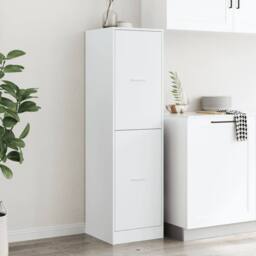 Berkfield Home Apothecary Cabinet¬†White 40x41x144.5 cm Engineered Wood in White - thumbnail 4