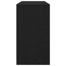 Berkfield Home Durable Desk Black Oak 120x42x76 cm Engineered Wood - Size: 120 x 42 x 76 cm - thumbnail 7