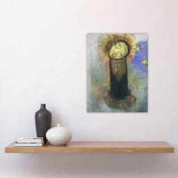 "Artery8 Head of John the Baptist on Pillar Redon Vintage Wall Art Print Poster - Size: W24"" x H32""" - thumbnail 4