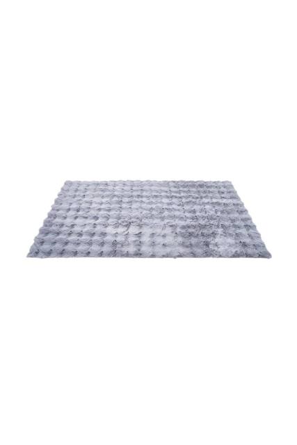 Garden Sanctuary Thick Faux Fur Knitted Soft Sofa Cover in Light Grey - image 1