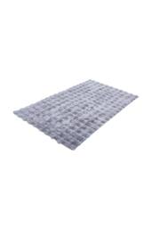 Garden Sanctuary Thick Faux Fur Knitted Soft Sofa Cover in Light Grey - thumbnail 2
