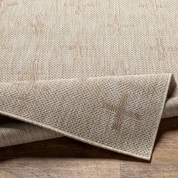 Livabliss Tuareg Global Beige Ivory Blue Graphic In- & Outdoor Rug in Tan - Size: 200 cm x 275 cm - thumbnail 4