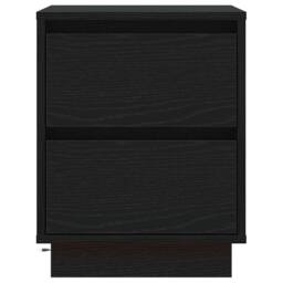 Berkfield Home Bedside Cabinets with LED Lights 2 pcs Black 39x34.5x50 cm - thumbnail 9