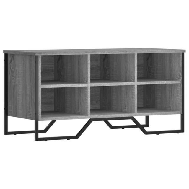 Berkfield Home Shoe Cabinet Grey Sonoma 90x38x45.5 cm Engineered Wood - image 1