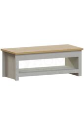 Home Discount Vida Designs Arlington Coffee Table Shelf Storage Living Room in Grey - thumbnail 6