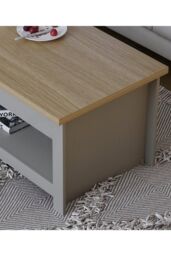 Home Discount Vida Designs Arlington Coffee Table Shelf Storage Living Room in Grey - thumbnail 5