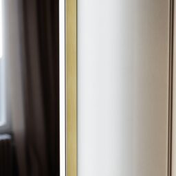 Nes Home Bathroom LED Mirror Demister Touch Sensor 500 x 700mm Brushed Brass in Metallics - thumbnail 3