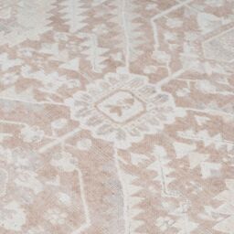 Kukoon Washable Runner Rug Beige Aztec Long Hallway Carpet Mat 60cm x 240cm - Size: 60 cm x 240 cm - thumbnail 5