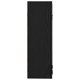Berkfield Home Black Oak Bathroom Mirror Cabinet - 62.5 x 20.5 x 64 cm - Made of Engineered Wood - thumbnail 8