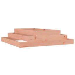 Berkfield Home Planter 110x110x27 cm Solid Wood Douglas in Light Brown - Size: 110 x 110 x 27 cm - thumbnail 3