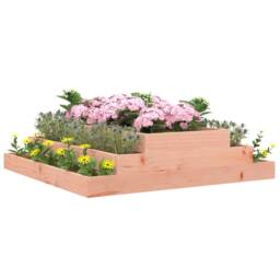 Berkfield Home Planter 110x110x27 cm Solid Wood Douglas in Light Brown - Size: 110 x 110 x 27 cm - thumbnail 1