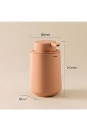 Cosmic Soap Dispenser, 350ml, Non-Drip Nozzle, Mandarin, Saona Collection in Peach - thumbnail 4
