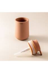 Cosmic Soap Dispenser, 350ml, Non-Drip Nozzle, Mandarin, Saona Collection in Peach - thumbnail 5