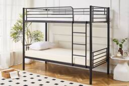 Crazy Price Beds Ltd Newby Industrial Metal Bunk Bed in Black - Size: Single - thumbnail 4