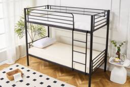 Crazy Price Beds Ltd Newby Industrial Metal Bunk Bed in Black - Size: Single - thumbnail 5