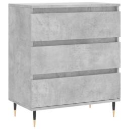 Berkfield Home Sideboard Concrete Grey 60x35x70 cm Engineered Wood - Size: 60 x 35 x 70 cm - thumbnail 3