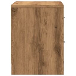Berkfield Home Bedside Cabinet Artisian Oak 40x30x40 cm Engineered Wood in Brown - Size: 40 x 30 x 40 cm - thumbnail 6