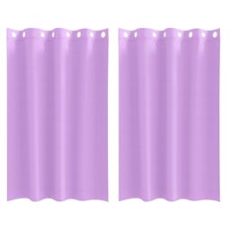 Berkfield Home Curtains with Curtains 2 pcs Purple 175 x 140 cm Polyester - thumbnail 2