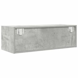 Berkfield Home TV Cabinets 2 pcs Concrete Grey 80x31x25.5 cm Engineered Wood - thumbnail 9