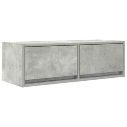 Berkfield Home TV Cabinets 2 pcs Concrete Grey 80x31x25.5 cm Engineered Wood - thumbnail 6