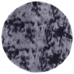Berkfield Home Shaggy Rug High Pile NAVARRA Dark Grey 200x200 cm Polyester - Size: Medium - thumbnail 1