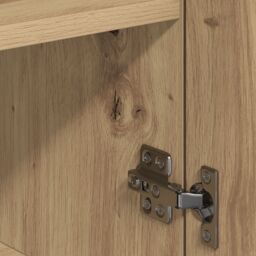 Berkfield Home Sideboard with Drawer with Shelf with Storage with Door Artisan oak Engineered wood in Brown - thumbnail 9